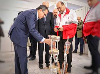 بازدید خاویر کاستلانوس ، معاون دبیرکل فدراسیون بین‌المللی جمعیت‌های صلیب سرخ و هلال‌احمر از مرکز جامع توانبخشی 