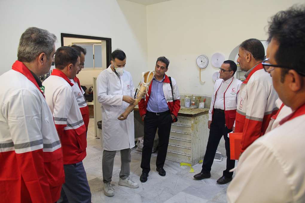 بازدید روسای جدید شعب هلال احمر استان ها از مرکز جامع توانبخشی جمعیت هلال احمر