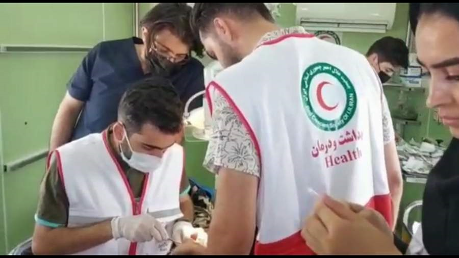  ارائه خدمات رایگان پزشکی و دندانپزشکی به مردم منطقه کم برخوردار آناخاتون تبریز 