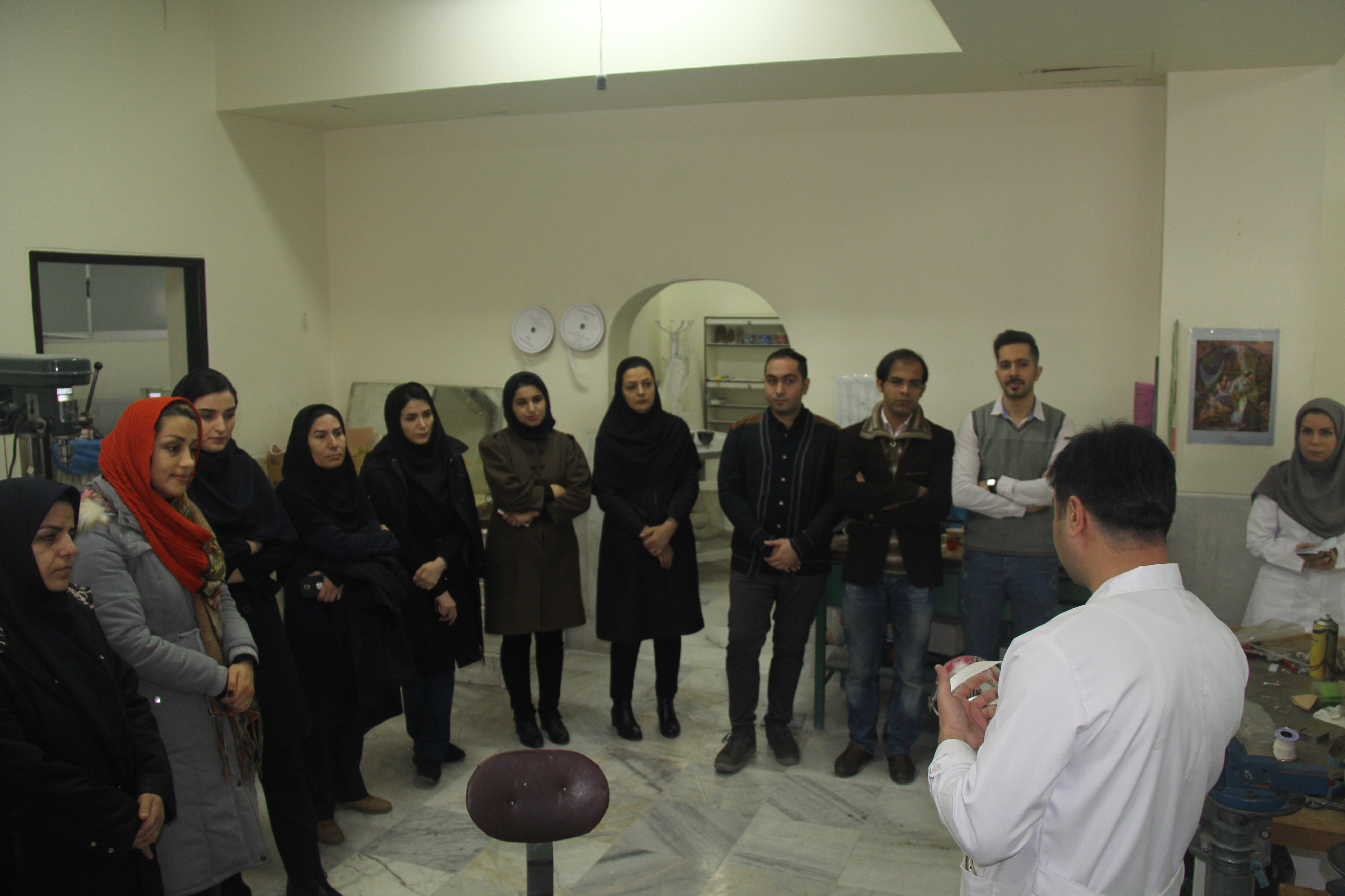بازدید هیئت علمی دانشگاه علوم بهزیستی و توانبخشی از مرکز جامع توانبخشی