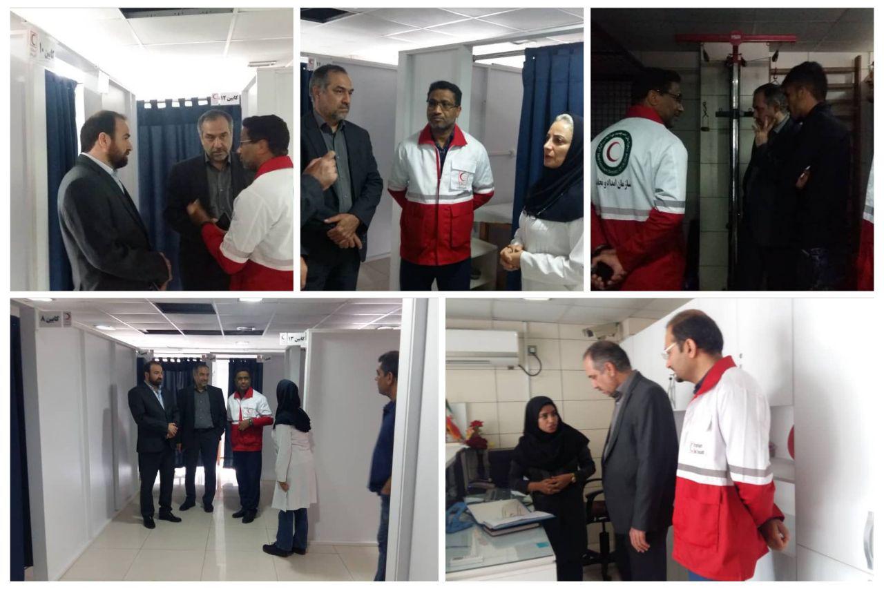 بازدید دکتر صفاریه از روند توسعه مرکز توانبخشی جمعیت هلال احمر استان هرمزگان