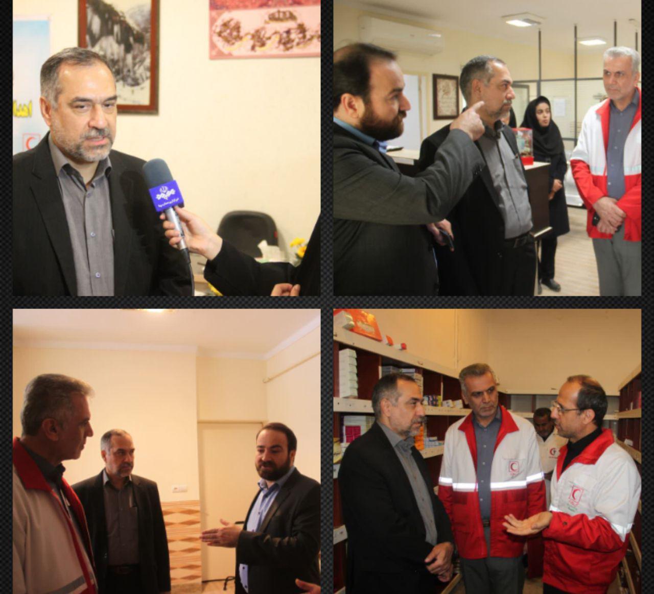 بازدید دکتر صفاریه از روند توسعه مراکز توانبخشی جمعیت هلال احمر استان گلستان
