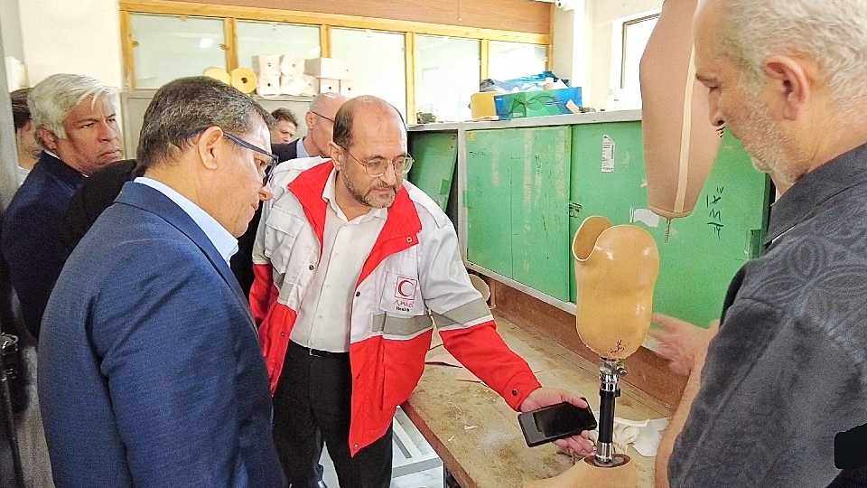 معاون فدراسیون جهانی صلیب سرخ: کیفیت خدمات توانبخشی هلالاحمر ایران استثنایی و تحسینبرانگیز است
